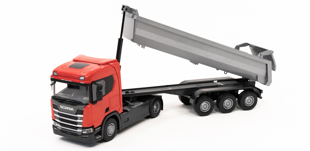 hracka-kamion-SCANIA-R500-Next-Gen-cerveny-s- -vyklapacim-návesom-5